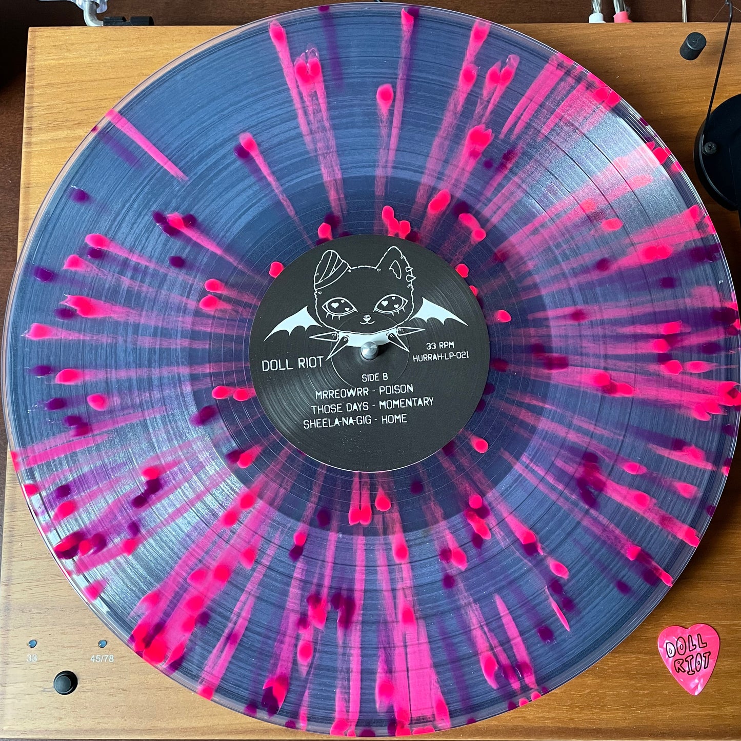 Doll Riot album GRAGE multi color vinyl