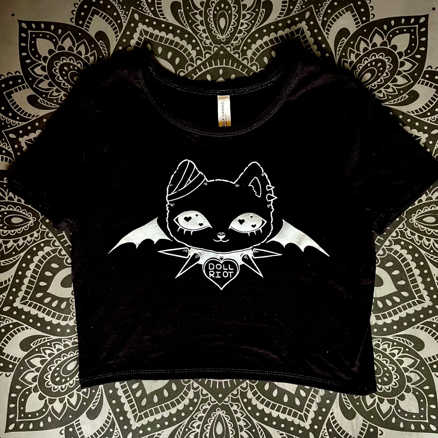 Doll Riot "Mrrowrr Kitty" Cutoff T-Shirt